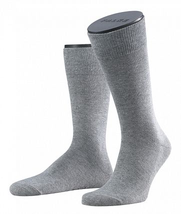 Falke Sokken Family Sok Grijs 3390 falke sokken kopen in de aanbieding