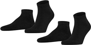 Falke Happy Socken 2 Paar Schwarz