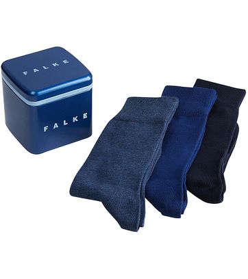 Falke Socks Gift Box 3-Pack Navy & Black