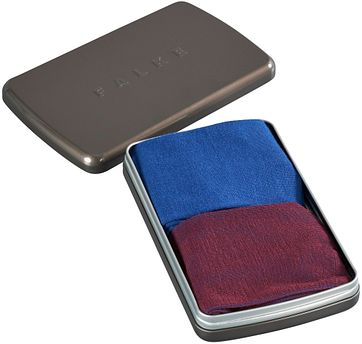 Falke Sokken Gift Box Kobalt & Bordeaux
