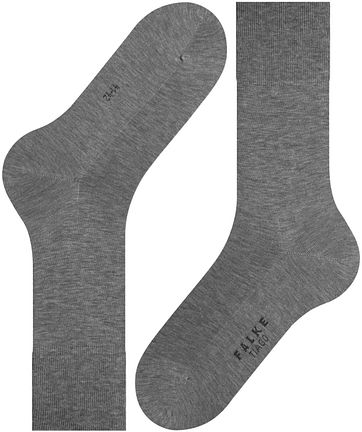 FALKE Tiago Socken Grau 3390