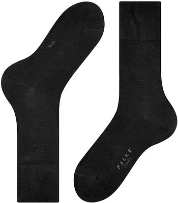 FALKE Tiago Socken Schwarz 3000