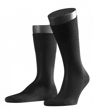 Falke Sokken Tiago Sok Zwart 3000 falke sokken kopen in de aanbieding