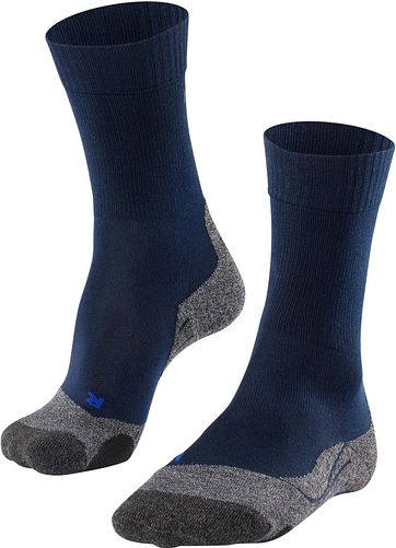 FALKE TK2 Cool Men Trekkingsocken Marine Blau