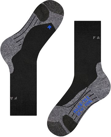 FALKE TK2 Cool Men Trekkingsocken Schwarz