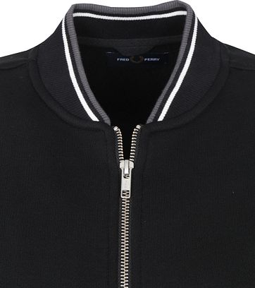 Fred Perry Cardigan Zip Black