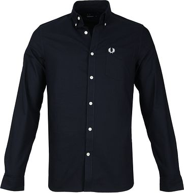 Fred Perry Classic Overhemd Navy