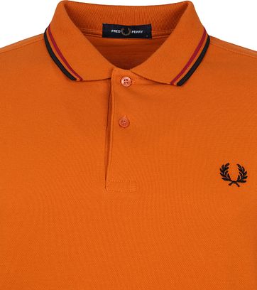 orange fred perry