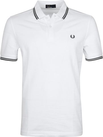 fred perry white polo sale