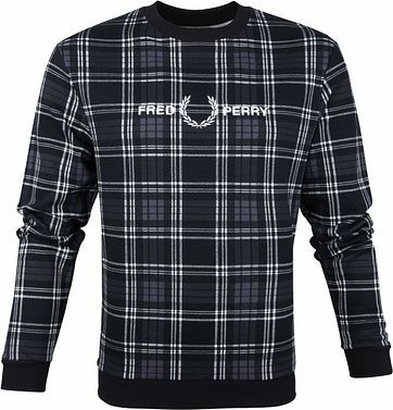 Fred Perry Sweater Logo Karo