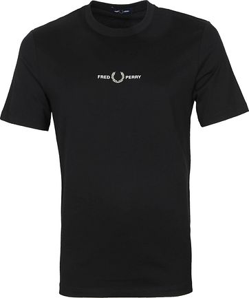 Fred Perry T Shirt Black M1609