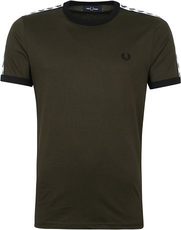 Fred Perry T-Shirt Dunkelgrun M6347