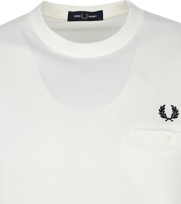 Fred Perry T-Shirt Wit M8531