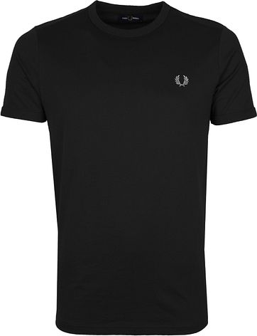 Fred Perry T-Shirt Zwart M3519