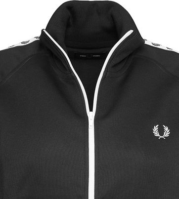 Fred Perry Taped Jacket Schwarz