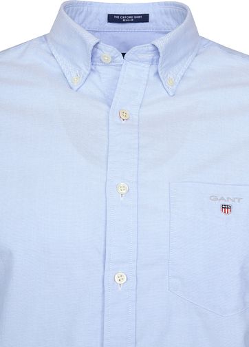 Gant Casual Hemd Oxford Lichtblauw