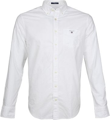 Gant Casual Hemd Oxford Wit