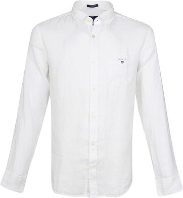 Gant Casual Shirt Linen White