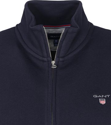 Gant Full Zip Original Strickjacke Navy