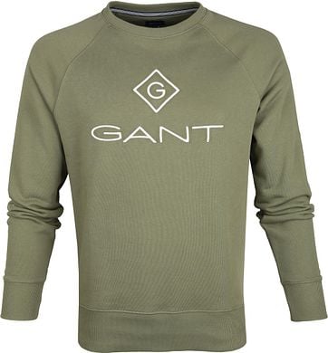 Gant Lock Up Sweater Dunkelgrün