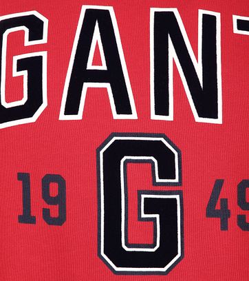 Gant Logo Sweater Rood 2046057 610 Red online bestellen Gant Logo Sweater Rood 2046057 610 Red online bestellen