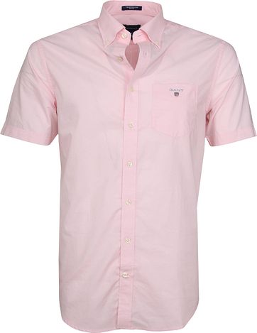 Gant Overhemd Ss Broadcloth Roze gant kopen in de aanbieding Gant Overhemd Ss Broadcloth Roze gant kopen in de aanbieding