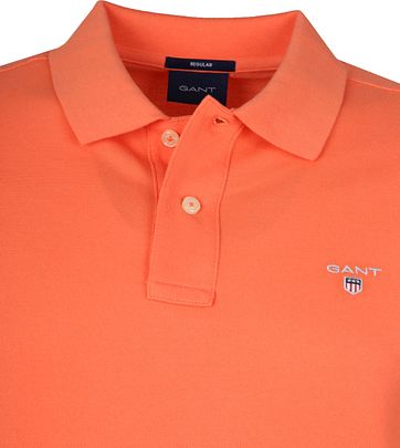 Gant Polo Shirt Rugger Russet Orange