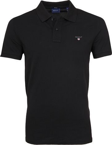 Gant Poloshirt Basic Schwarz