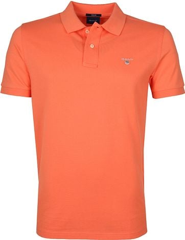 Gant Poloshirt Rugger Russet Oranje