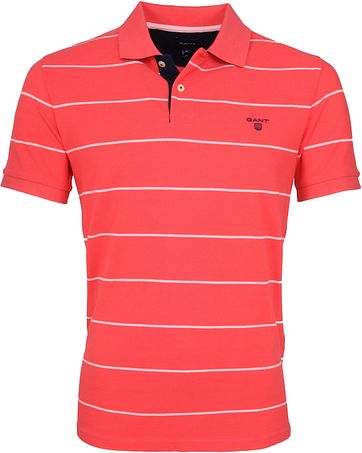 Gant Poloshirt Strepen Roze gant kopen in de aanbieding