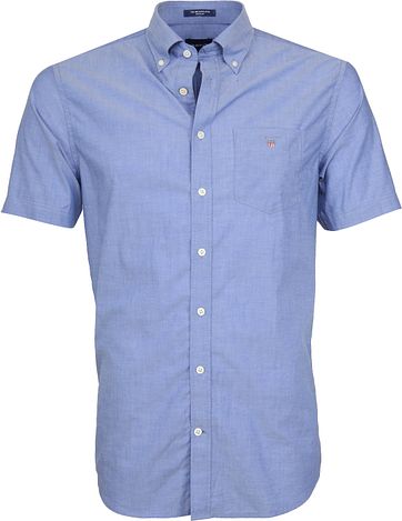 Gant Shirt SS Broadcloth Blue