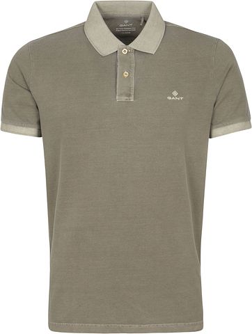 Gant Sunfaded Polo Shirt Aloe Grün