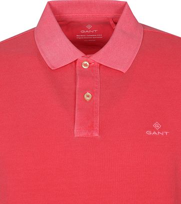 Gant Sunfaded Polo Shirt Pink