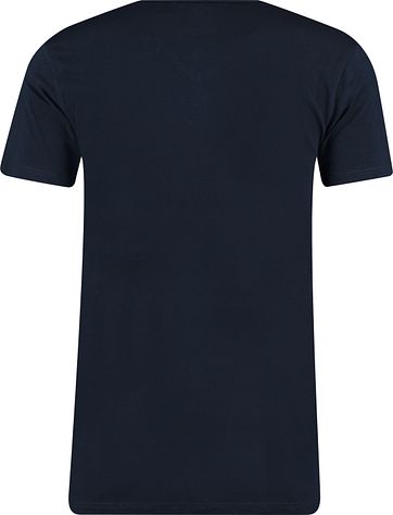Garage 2-Pack Basic T-shirt Bio V-Neck Navy