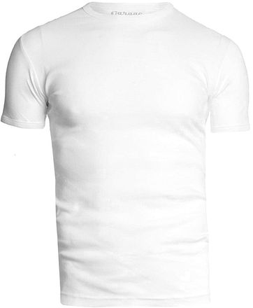 Garage Basic T-Shirt Weiss Rundhals