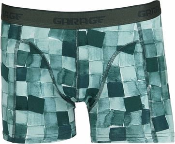 Garage Boxer Shorts Texas Square Green