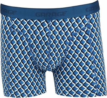 Garage Boxershort Hawaii Patroon Blauw