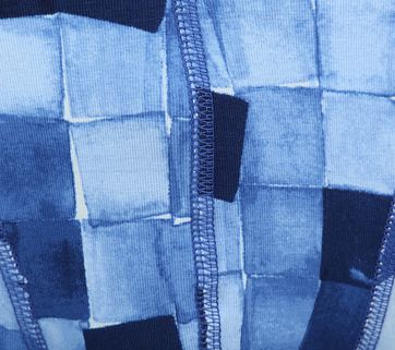 Garage Boxershort Hawaii Vierkant Blauw