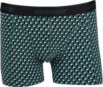 Garage Boxershort Washington Patroon Groen