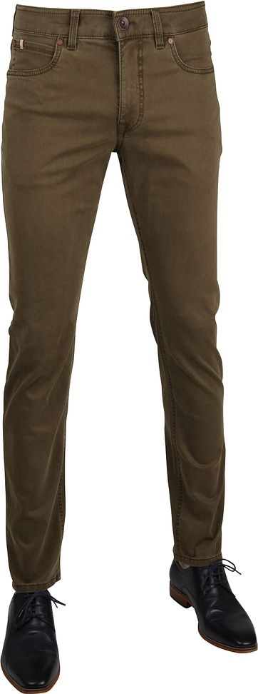 Gardeur Batu Broek Donkergroen