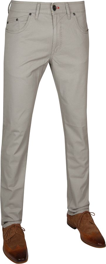 Gardeur Bill Broek Dessin Beige
