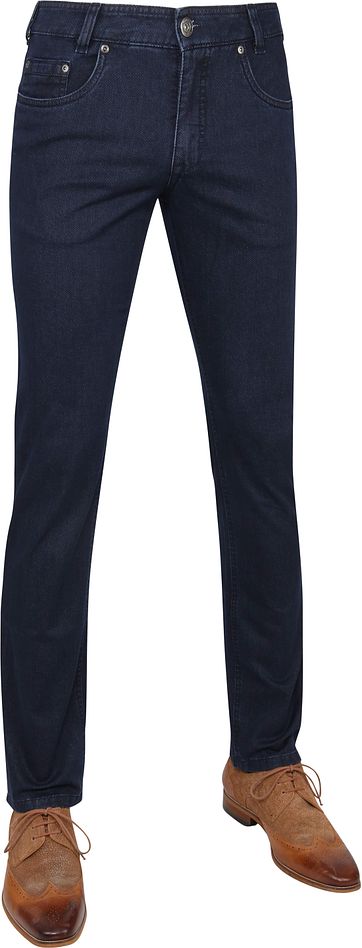 Gardeur Bill Trousers Dessin Navy