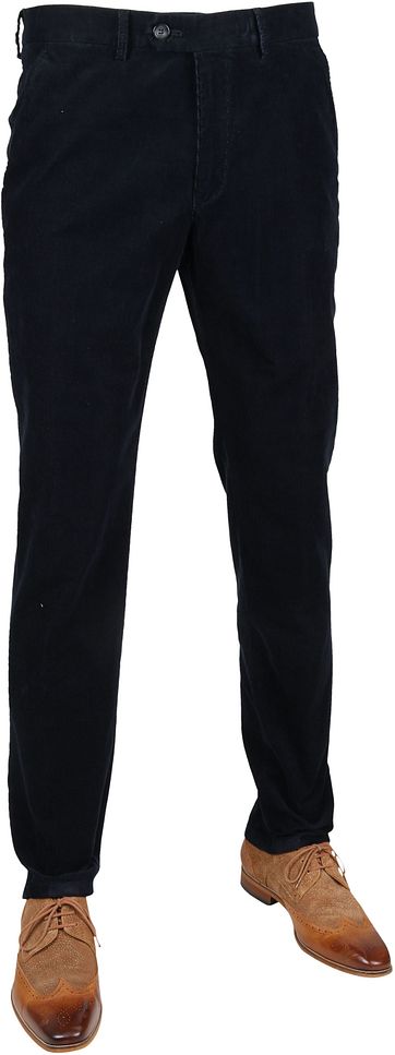 Gardeur Flatfront Chino Corduroy Navy