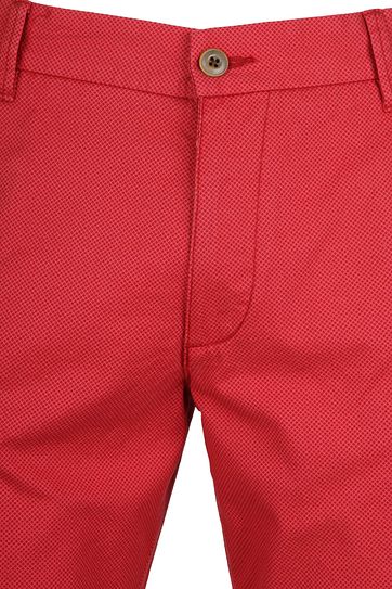Gardeur Shorts Bermuda Dessin Red