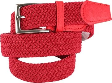 Geflochtene Gürtel Rot