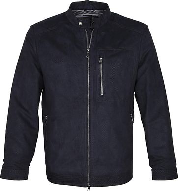 Geox Coat Blainey Biker Navy