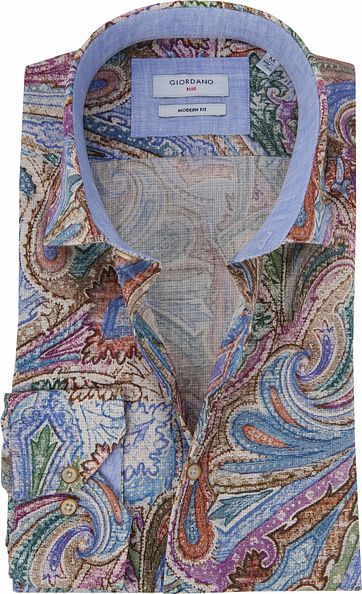 Giordano Hemd Baggio Multicolour