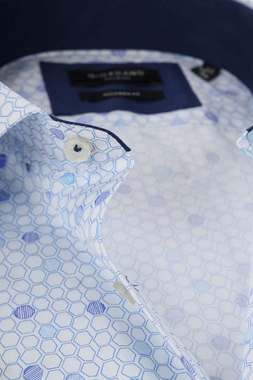 Giordano Overhemd Hexagon Blauw