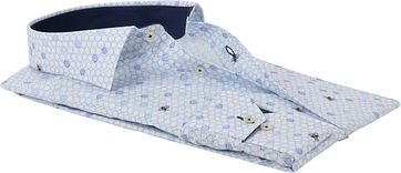 Giordano Overhemd Hexagon Blauw