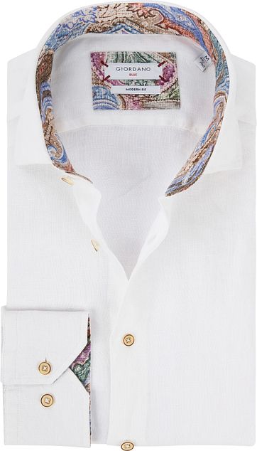 Giordano Shirt Linen White